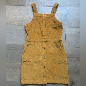 🍂🍁Crewcuts Mustard curdoroy dress🍂🍁